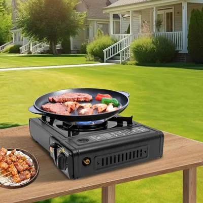 Image de Elzusha - Barbecue portable pour l'extérieur, idéal pour le camping