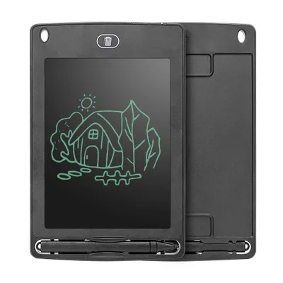 Produktbild von 6,5'' Zoll LCD Schreibtafel Tablet Schwarz mit Stift inkl. Batterie