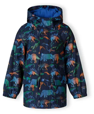 Produktbild von Minoti Regenjacke Jungen mit Kapuze, wasserdicht, winddicht, gefüttert – Kinder-Matschjacke Dunkelblau Gr. 104
