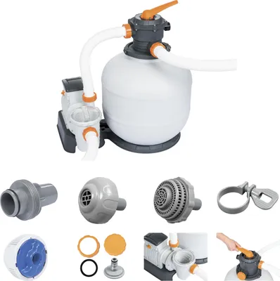Immagine prodotto di Sistema di filtraggio a sabbia Bestway® Flowclear™ con timer 8.327 l/h, 280 W