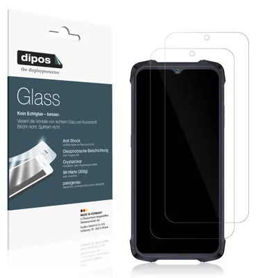 Obrázek produktu pro 2x ochranná fólie pro Cubot KingKong 9 - Anti-Shock 9H Film dipos Glass Plastic Glass