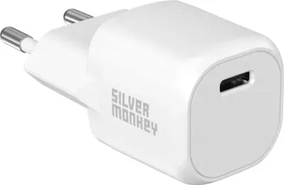 Produktbild von Mini USB-C 20W PD Wandladegerät Weiß
