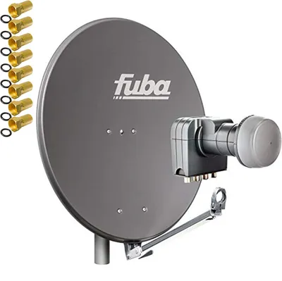 Produktbild von Fuba DAL 804 A Sat Satelliten Anlage Schüssel Quad LNB DEK 417 4 Teilnehmer