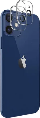 Immagine prodotto di Protezione della fotocamera per iPhone 12 [2 pezzi] Pellicola di protezione della fotocamera Pellicola trasparente in vetro temperato Pellicola di protezione contro i graffi dell'obiettivo posteriore Protezione dell'obiettivo Phonillico®