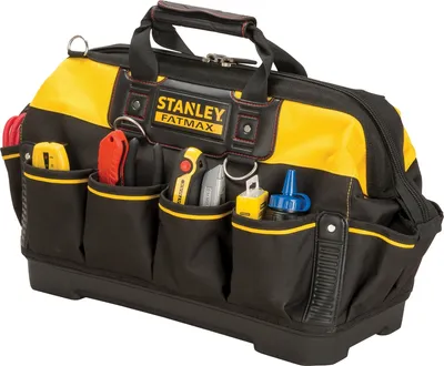 Obrázok produktu pre Stanley FatMax, Čierna, Textil, Koža, 490 mm, 260 mm, 280 mm