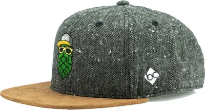 Produktbild von BAVARIAN CAPS Snapback Cap Hopfinator dunkelgrau