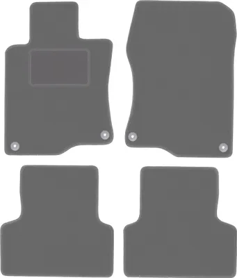 Produktbild von Graphit-Fußmatten für: Honda Accord VIII Limousine, Kombi, Tourer (2008-2015)