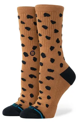 Produktbild von STANCE Women Socken Leopard Crew brown M (38-42)
