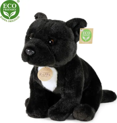 Immagine prodotto di RAPPA Staffordshire Bull Terrier cane di peluche 30 cm nero ECO-FRIENDLY
