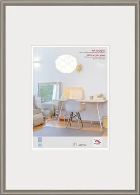 Image de walther design New Lifestyle Cadre photo plastique verre artistique 040X050 ACIER KVX050D