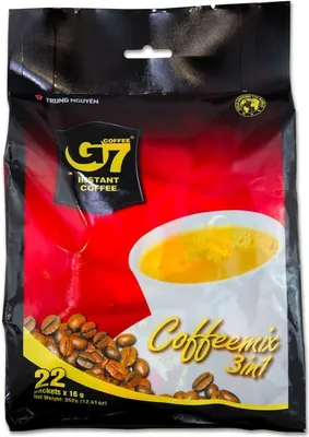 Produktbild von G7 Instant Kaffee 3in1 Beutel 352g (22x 16g) Trung Nguyen | Löslicher Kaffee, Schnellkaffee, Pulverkaffee