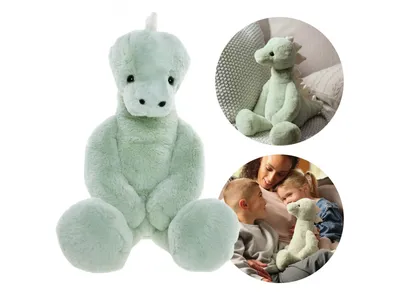 Obrázek produktu pro Charlie Bears Maskot, stegosaurus Stevie, ze série Bear&Me, jedinečná plyšová hračka pro děti, 41 centimetrů