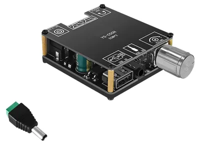 Obrázek produktu pro Modul zesilovače s Bluetooth, digitální výkonová deska zesilovače, dvoukanálový zesilovač 2 x 50 W