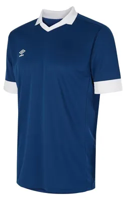 Productafbeelding van Umbro - "Tempest" herenvoetbalshirt UO833 (maat L) (marineblauw/wit)