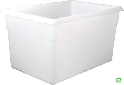 Produktbild von Rubbermaid Lebensmittelbehälter, 81 l, 46 x 66 x 38 cm, weiß