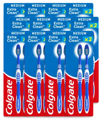 Immagine prodotto di 12 spazzolini Colgate Extra Clean - Morbida - Confezione - 12 pezzi