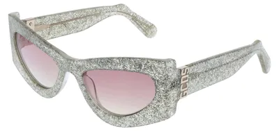 Image de GCDS lunettes de soleil en acétate argenté GD0036 5424U