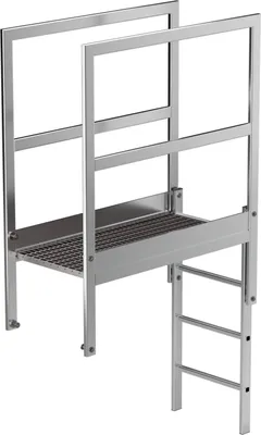 Produktbild von MUNK Attika-Überstieg in Sonderlängen Aluminium 1200mm