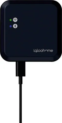 Image de igloohome EB1, noir, montage sur table/mur, interne, monobande (2,4GHz), Wi-Fi 4 (802.11n), 2.4 GHz