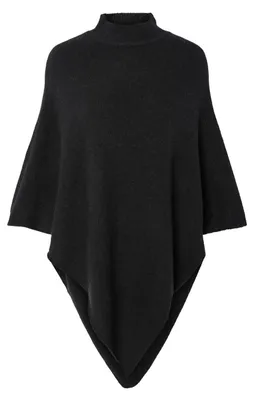 Produktbild von Pieces Fortuna Poncho Schwarz Mann Schwarz One Size