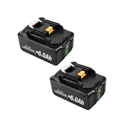Obrázok produktu pre Náhradná batéria, kompatibilná s Makita LXT, 18V, kapacita 60Ah, technológia Li-ion, 2 ks 6.0