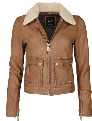 Produktbild von Maze Lederjacke 42020103 Damen cognac L