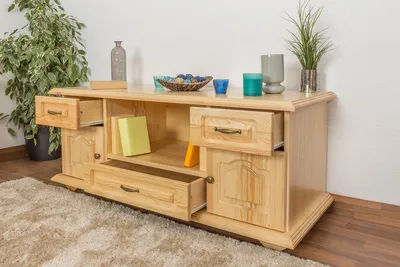Produktbild von Massivholzkommode natur