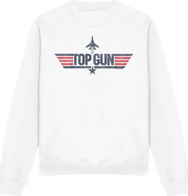 Productafbeelding van Top Gun - Zweetshirt voor heren/dames, uni model, TV13146 (XL) (wit)