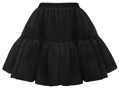 Produktbild von Unterrock für Damen – Tüllrock in Schwarz – Größen S bis 3XL