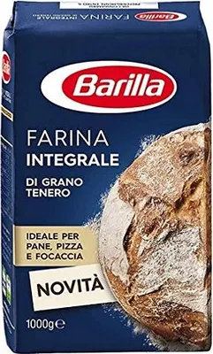 Produktbild von Farina Barilla Integrale Vollkorn per Pizza Napoli Pizzamehl Pizza Mehl 1kg