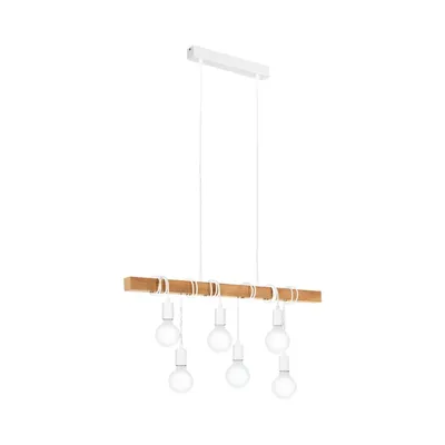Obrázek produktu pro EGLO Townshend, Flexibilní, Bílá, Dřevo, Ocel, Dřevo, Obývací pokoj, Vnitřní, I