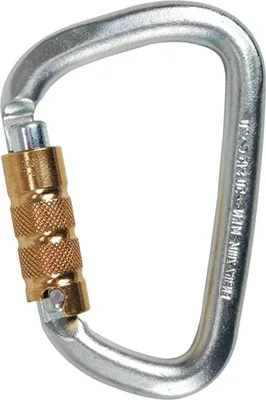 Produktbild von Edelrid Steel Strong Triple - robuster Stahlkarabiner mit Triple-Lock, Farbe:006 silver