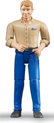Produktbild von Bruder 60006 bworld - Mann, blond mit blauer Hose