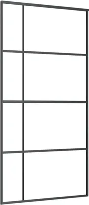 Obrázek produktu pro vidaXL Posuvné dveře ESG ze skla a hliníku 102,5x205 cm bílé