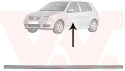 Produktbild von VAN WEZEL Zierleiste für die Tür Vorne Links Leiste für VW POLO (6N2) 5825423