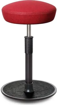 Produktbild von Sitz- Stehhocker Free Tall Hutsitz kvadrat Divina Mel. Rot schwarz /schwarz.