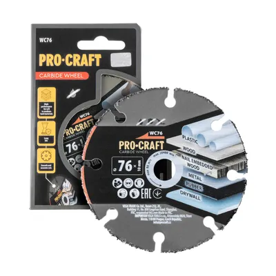 Obrázek produktu pro Řezný, karbidový kotouč Procraft WC76