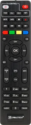 Zdjęcie produktu dla Pilot do tunera dekodera Cabletech URZ0336C/URZ0336B