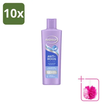 Image de 10 flacons de shampooing Andrélon Anti-pellicules - 250 ml - Lot de 10