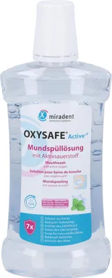 Obrázek produktu pro Miradent Oxysafe Active ústní voda s aktivní kyselinou 500 ml
