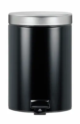 Image de Brabantia Poubelle à pédale Newicon 3,0 L noir mat