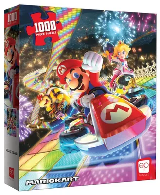 Produktbild von The OP Usaopoly | Mario Kart Rainbow Road Puzzle für die Ganze Familie | Puzzles