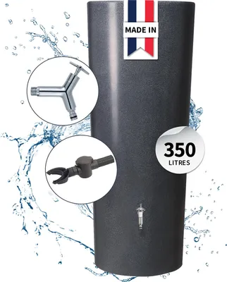 Image de Cuve récupérateur à eau 2en1 lava 350 l - Graf - 995118 - stone