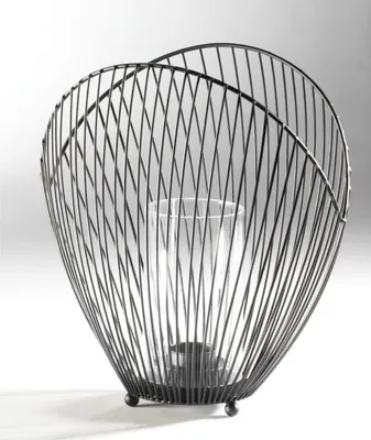 Produktbild von Teelichthalter aus Metall Glas Kerzenhalter Teelicht Kerzen Ständer Windlicht