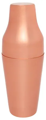Cocktailshaker, kupferfarben, 600 ml, 2-teilig, Edelstahl