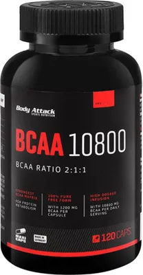 Produktbild von Body Attack BCAA 10800 - 120 Kapseln
