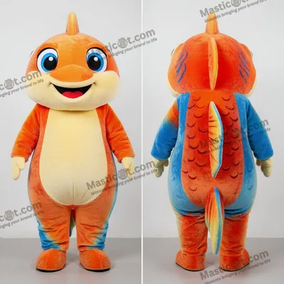 Produktbild von Lebhafter, MASTICOT verspielter Fisch-Taco-Maskottchen
