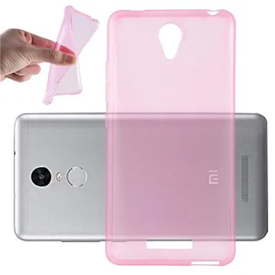 Image de Cadorabo Housse pour Xiaomi RedMi 3 Housse de protection rose Housse TPU Silicone Cover Etui Case