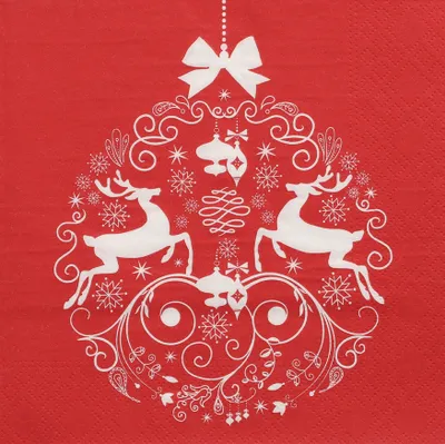 Immagine prodotto di PAPSTAR 89523 PAPSTAR Weihnachts-Motivservietten "Deers Couple", gold
