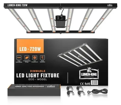 Produktbild von Grow-LED Eco Line 720 W Vollspektrum 110x107,5x5 cm, 2,7 µmol/J, 1944 µmol/s